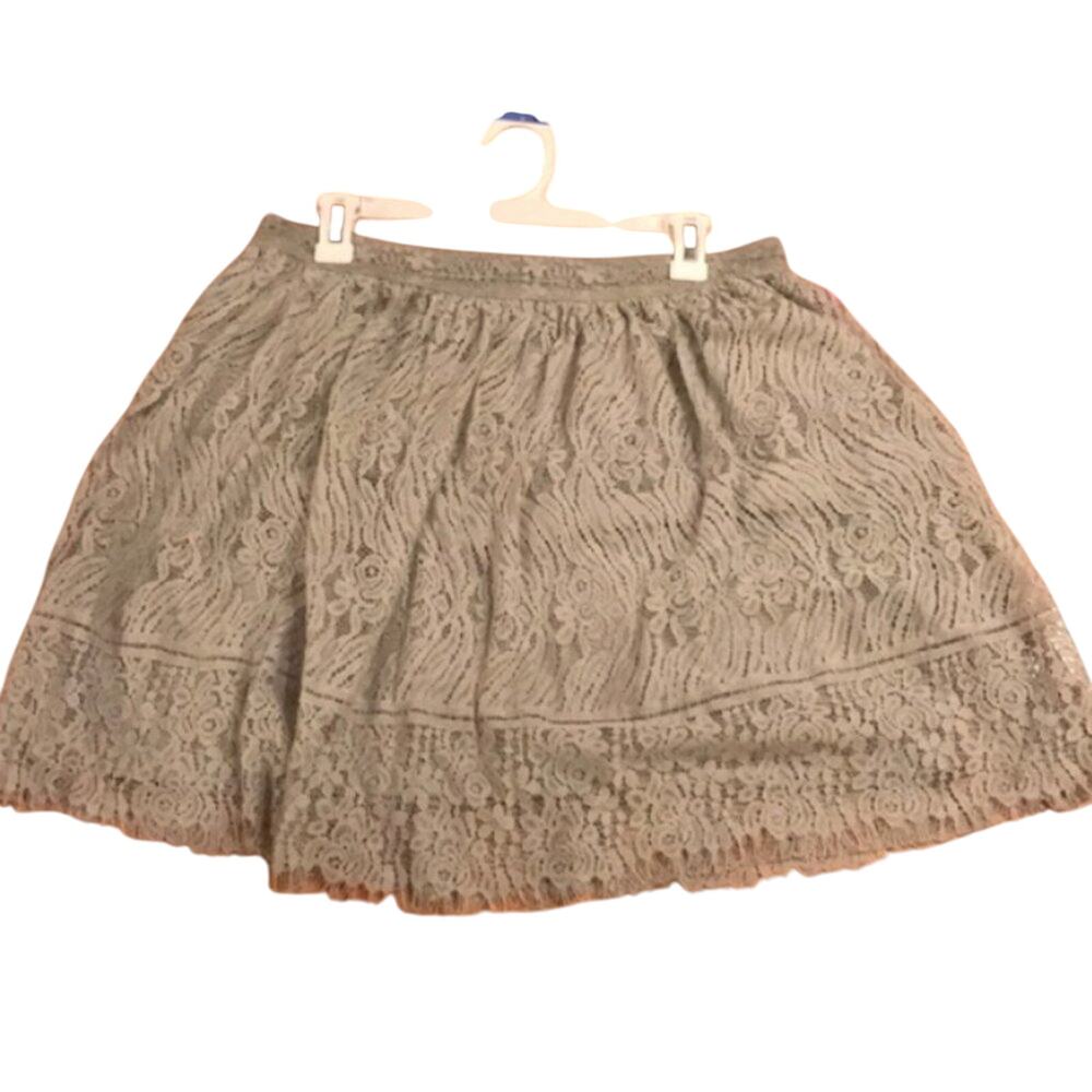 Target Mint Green Lace Skirt size L NWT